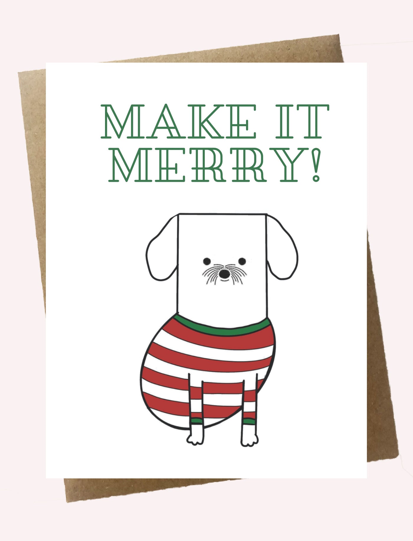 Make it Merry Pajama Dog